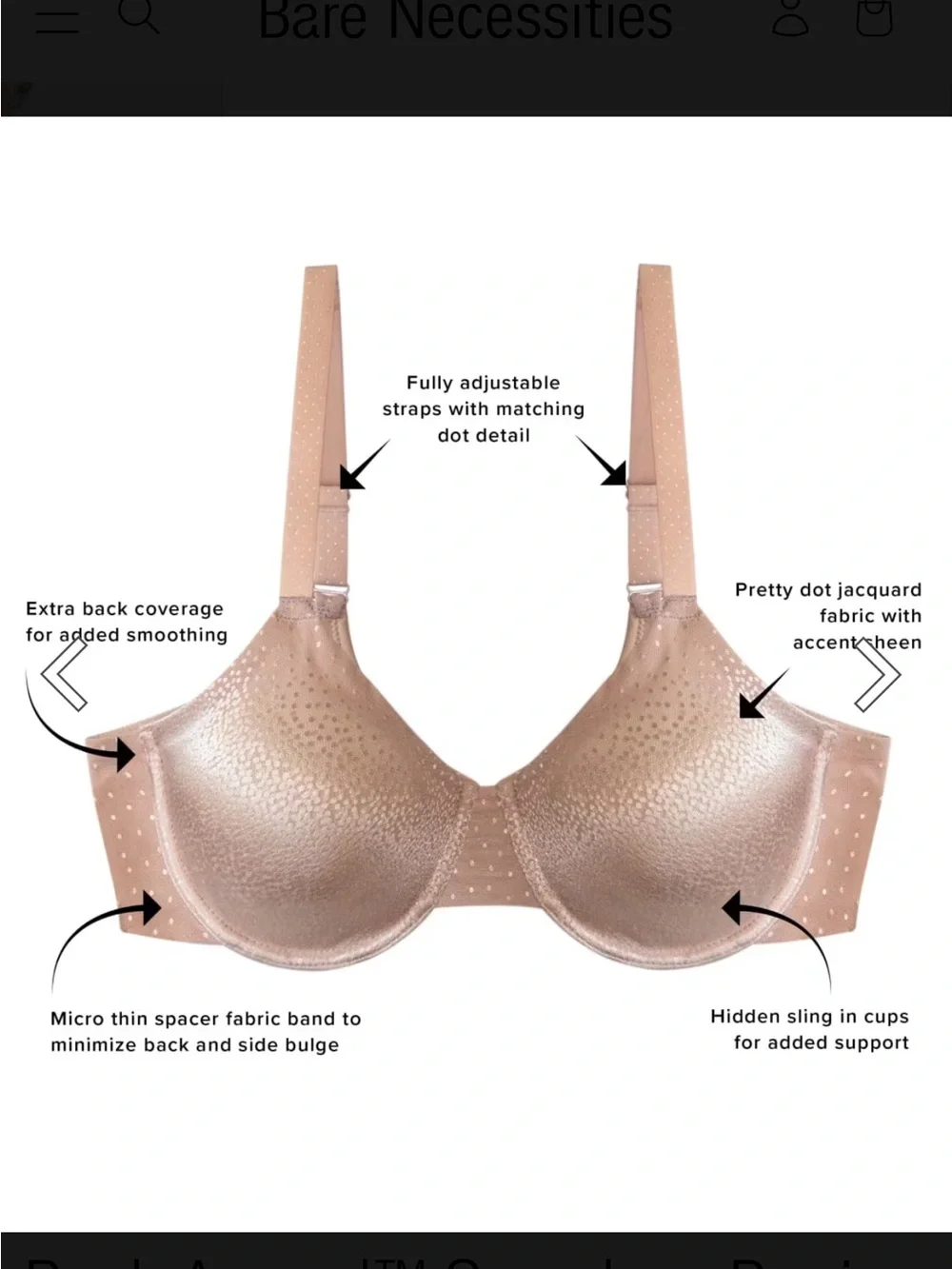 Wacoal supportive underwire